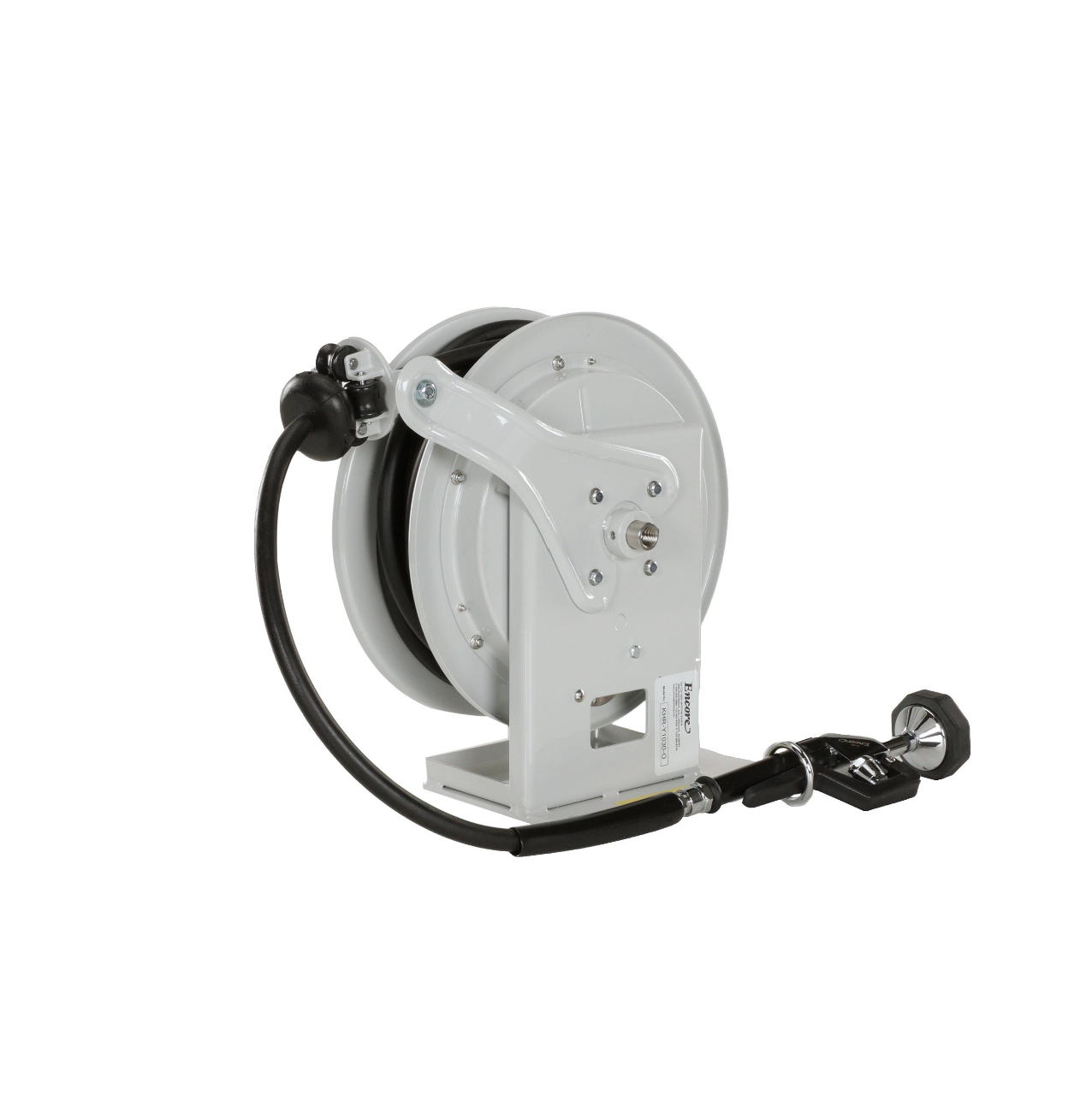 Encore® Hose Reel with 50 ft. Hose, Open Powder Coated Reel Assembly, 3/8" NPT Inlet and 3.3 gpm Spray Valve