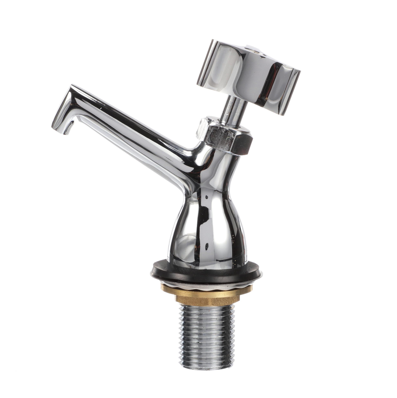 Dipper Well Faucet Only, Brass Chrome Plated, 1.33 gpm
