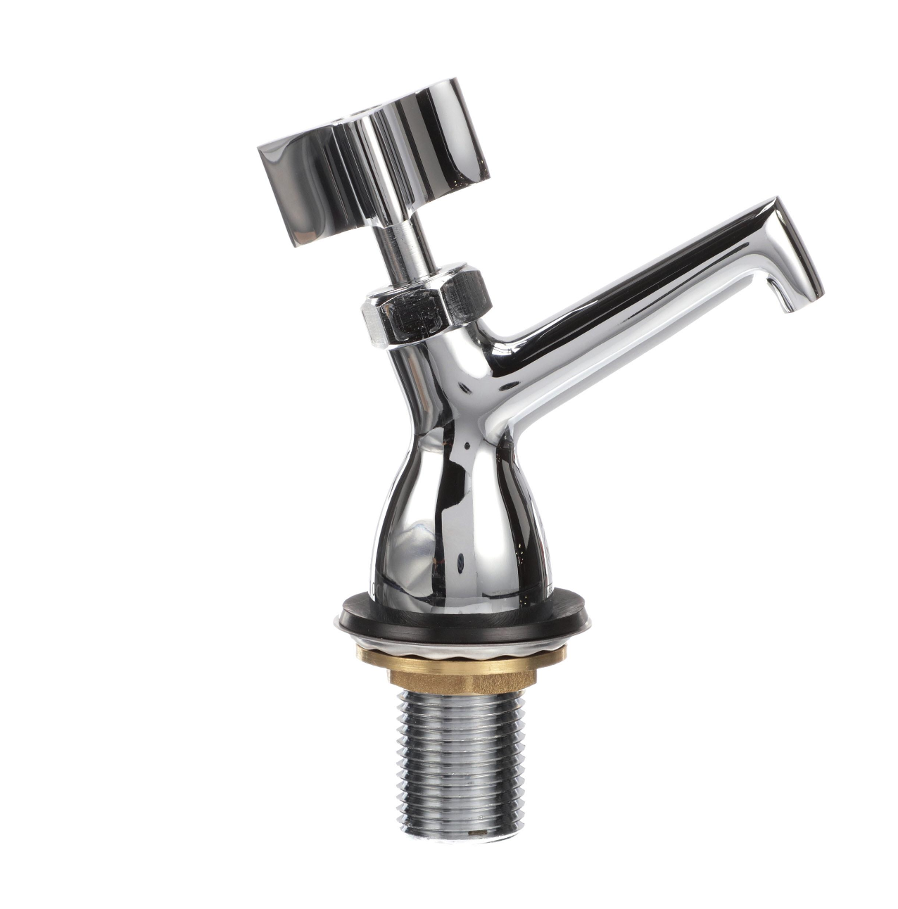 Dipper Well Faucet Only, Brass Chrome Plated, 1.33 gpm