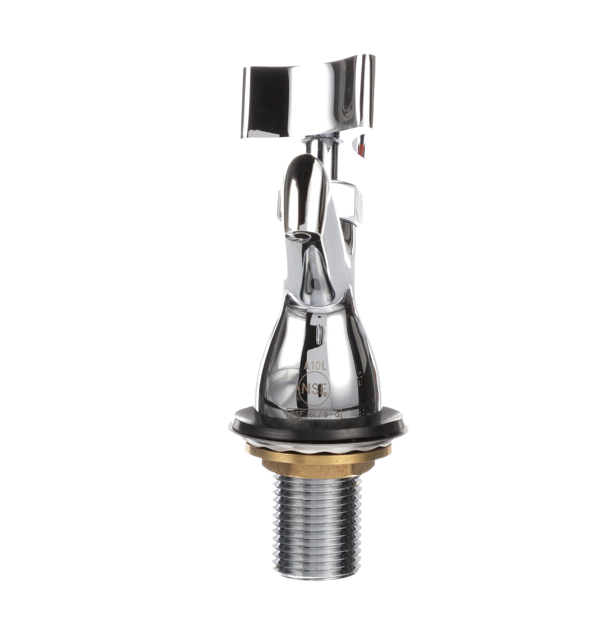 Dipper Well Faucet Only, Brass Chrome Plated, 1.33 gpm