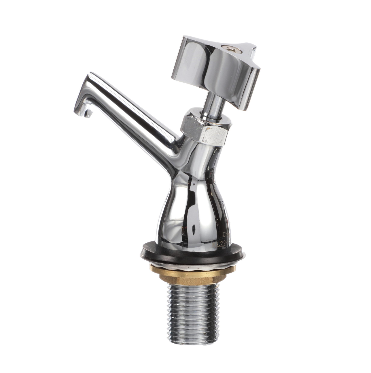 Dipper Well Faucet Only, Brass Chrome Plated, 1.33 gpm