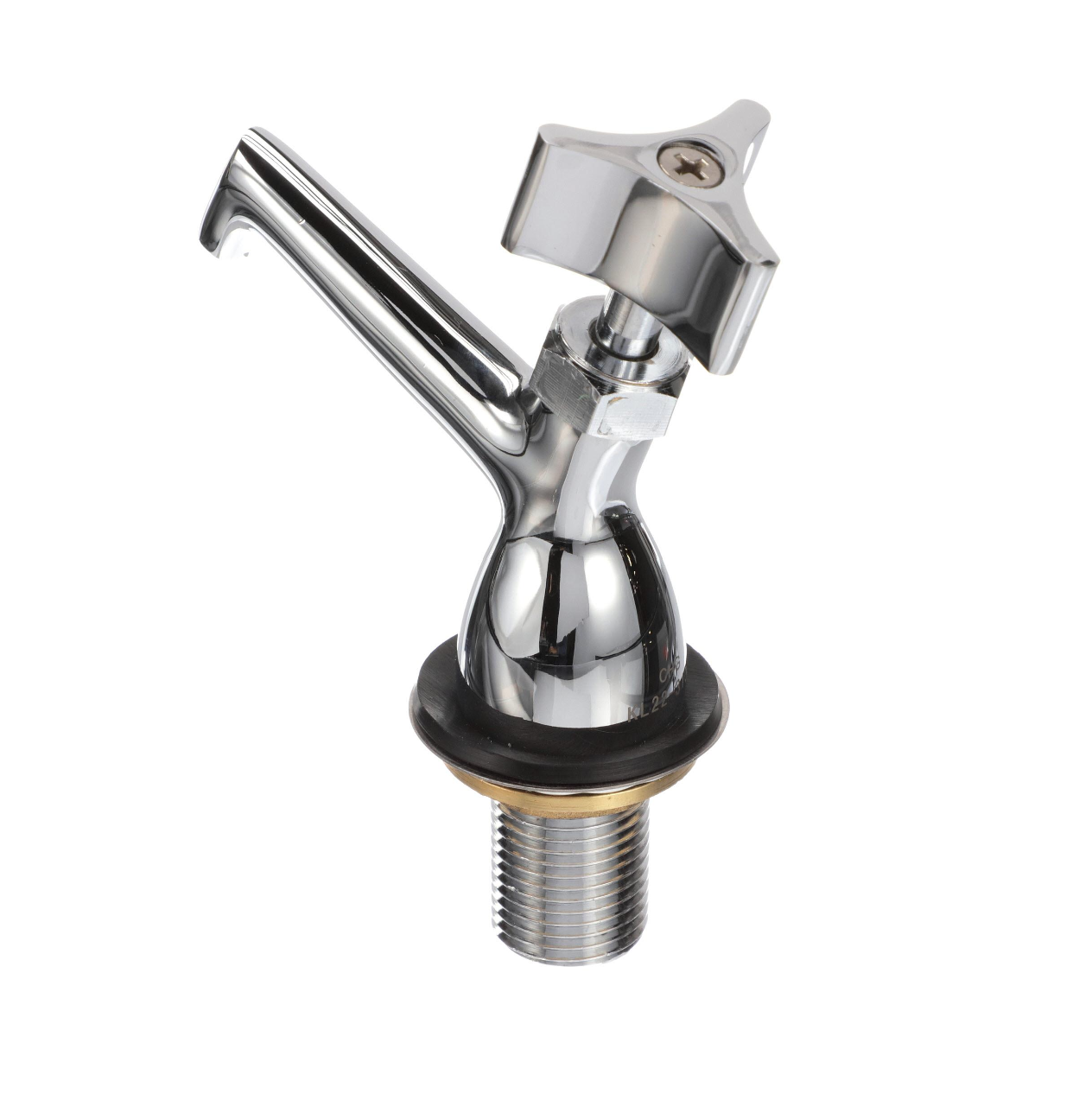 Dipper Well Faucet Only, Brass Chrome Plated, 1.33 gpm