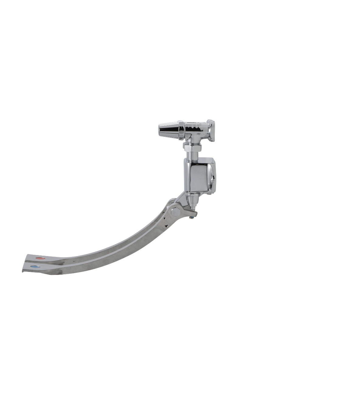 Pedal Valve Box with Dual Lever Operation, Self Closing Valves, Extended Pedals, Locking Stops and Wall Mount