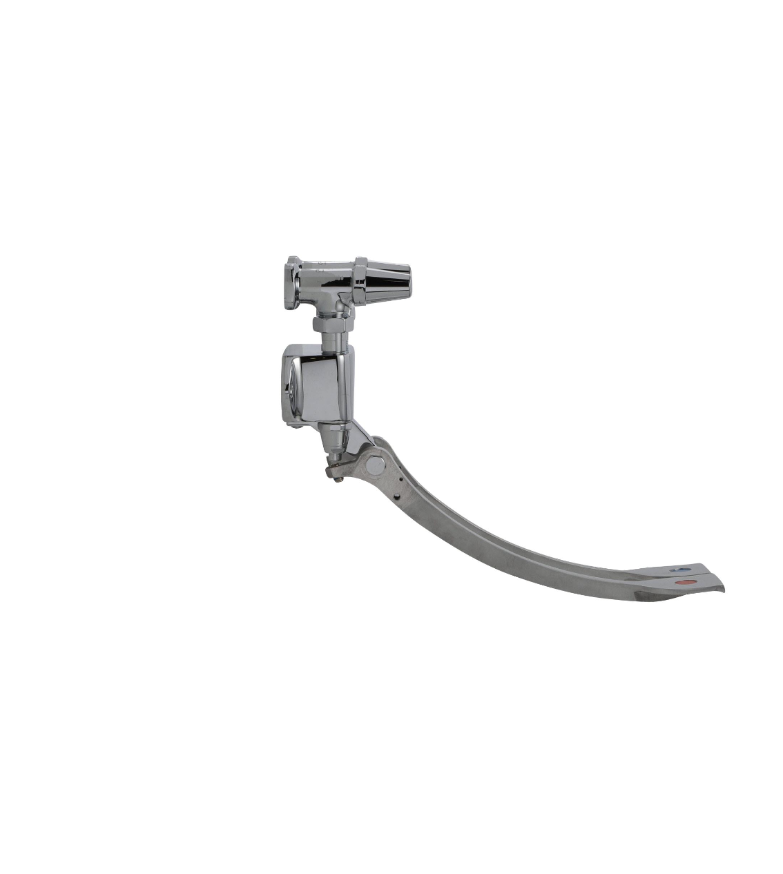 Pedal Valve Box with Dual Lever Operation, Self Closing Valves, Extended Pedals, Locking Stops and Wall Mount