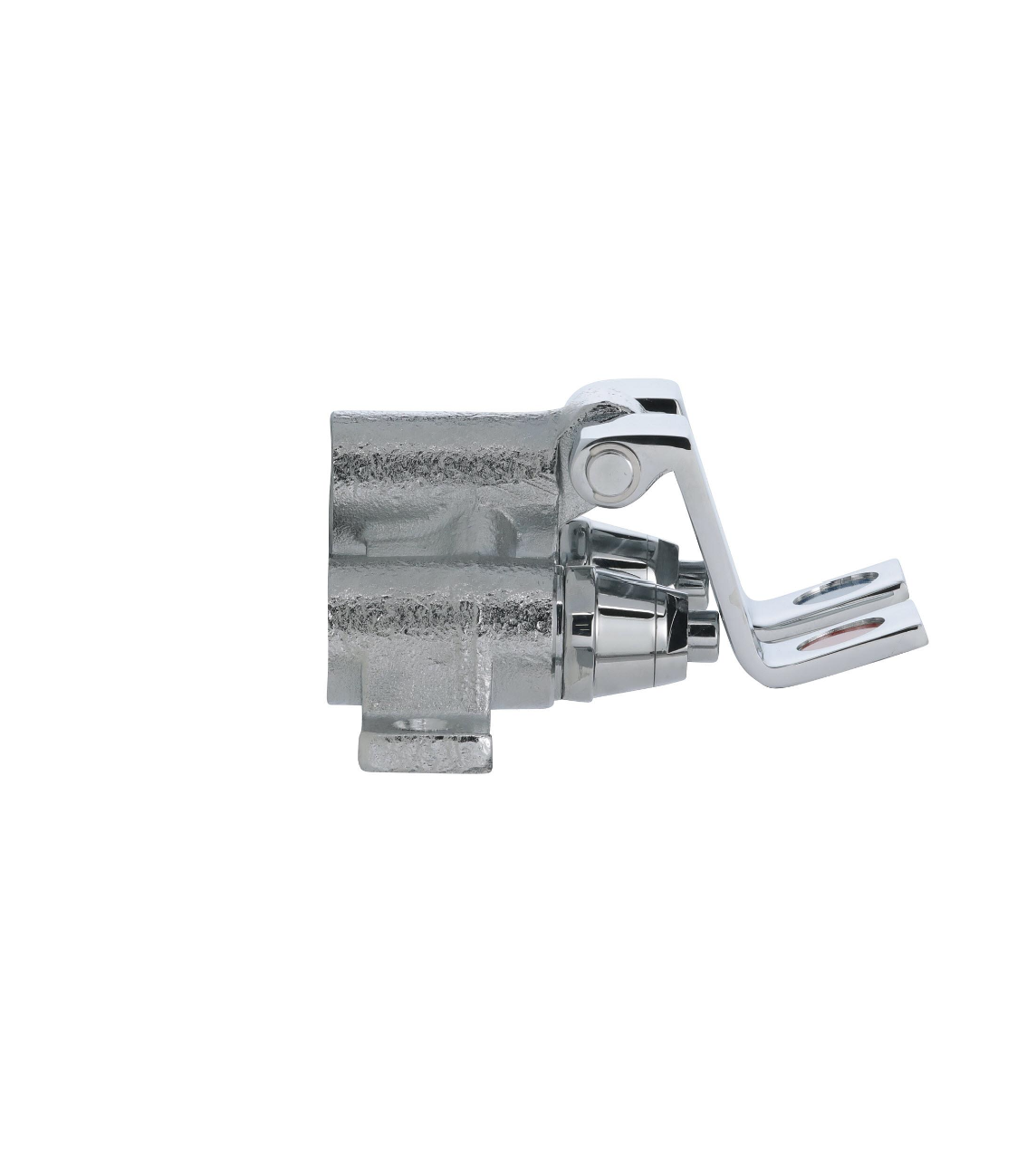 Encore® Foot Valve with Dual Pedal and Rough Chrome Valve Body