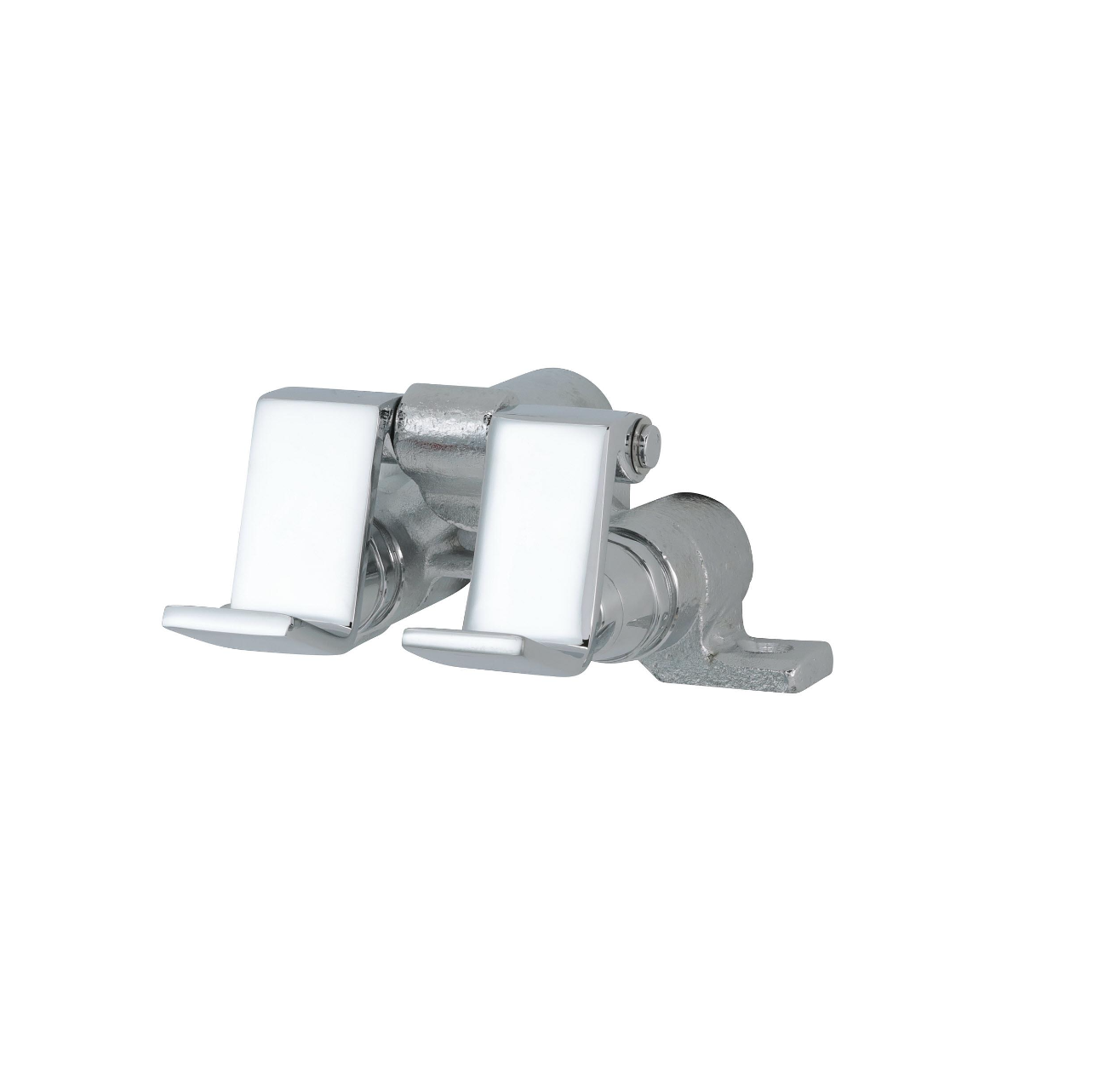 Encore® Foot Valve with Dual Pedal and Rough Chrome Valve Body