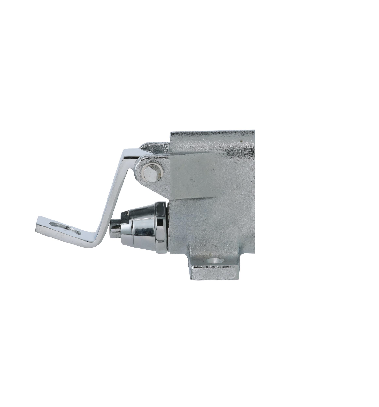 Encore® Foot Valve with Single Pedal and Rough Chrome Valve Body