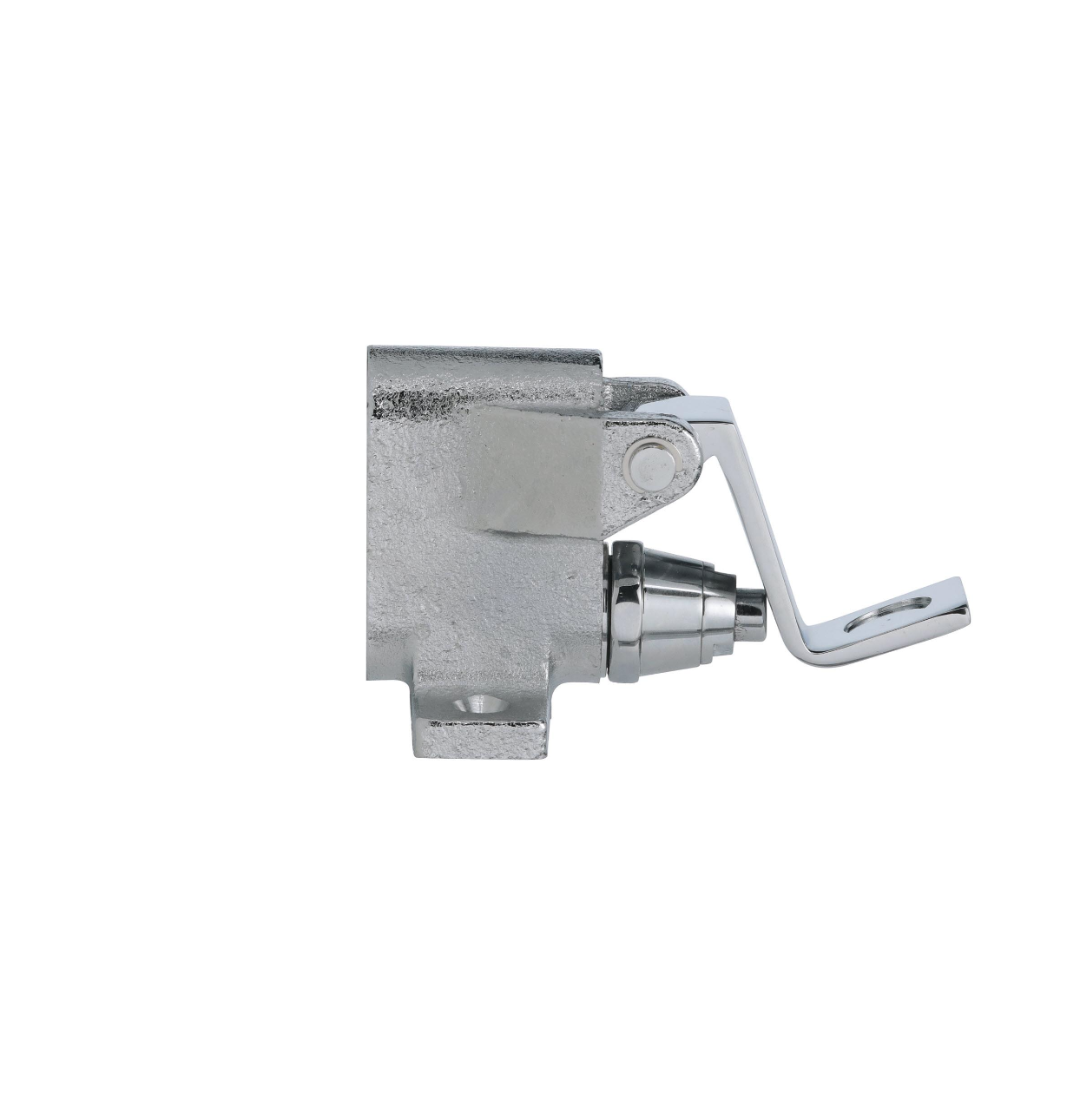 Encore® Foot Valve with Single Pedal and Rough Chrome Valve Body