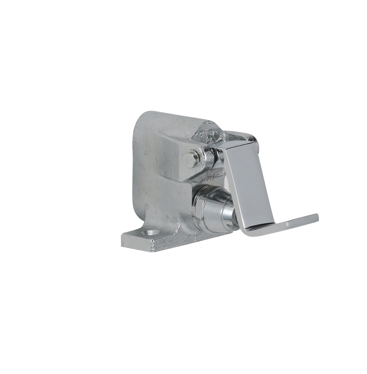 Encore® Foot Valve with Single Pedal and Rough Chrome Valve Body