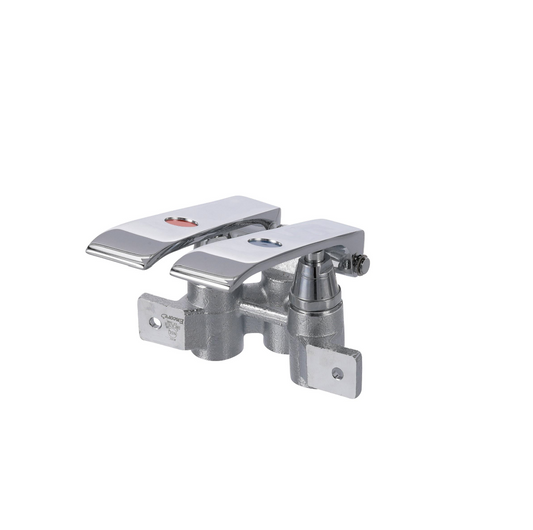 Encore® Knee Valve with Dual Pedal and Rough Chrome Valve Body