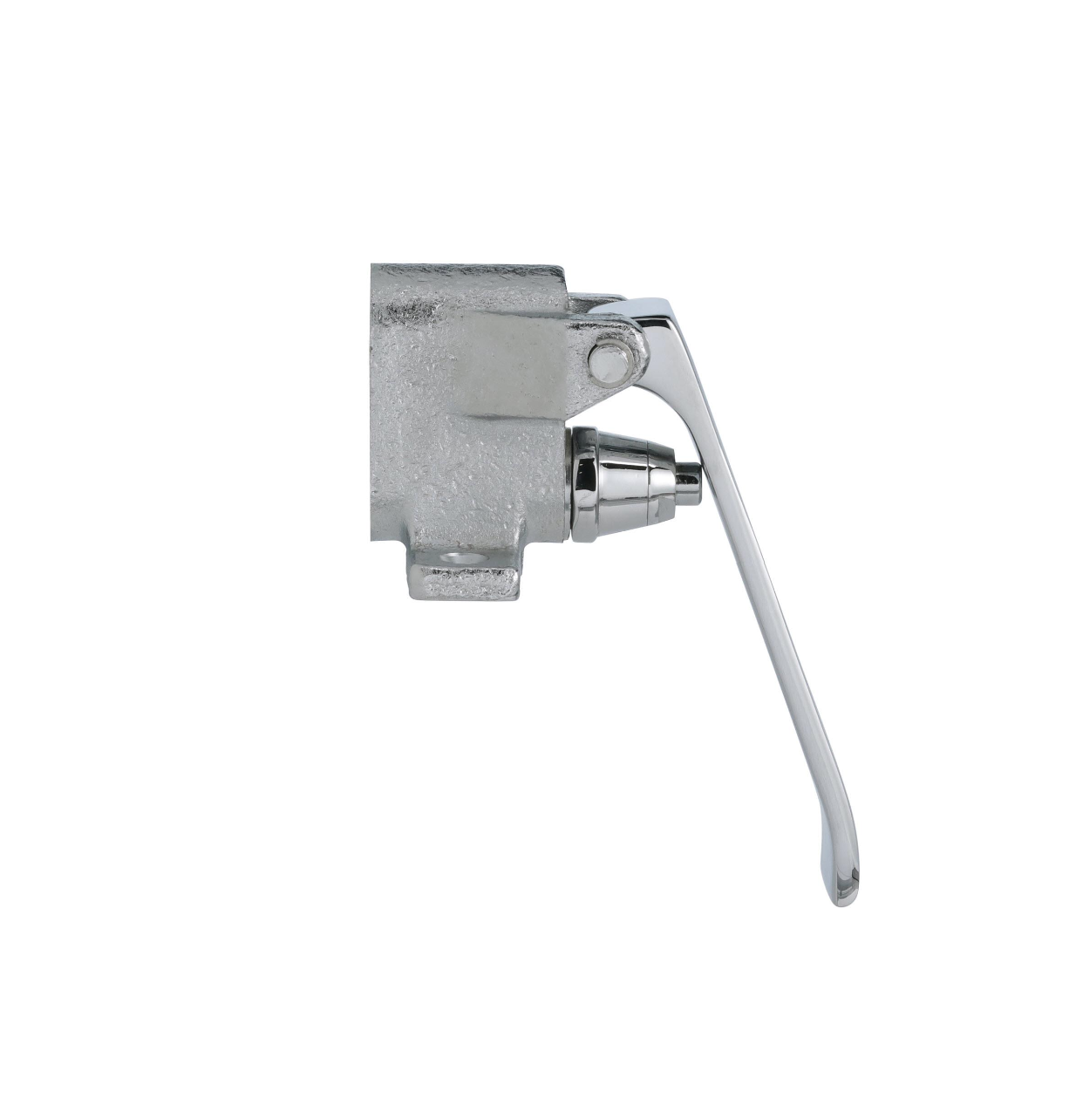 Encore® Knee Valve with Single Pedal and Rough Chrome Valve Body