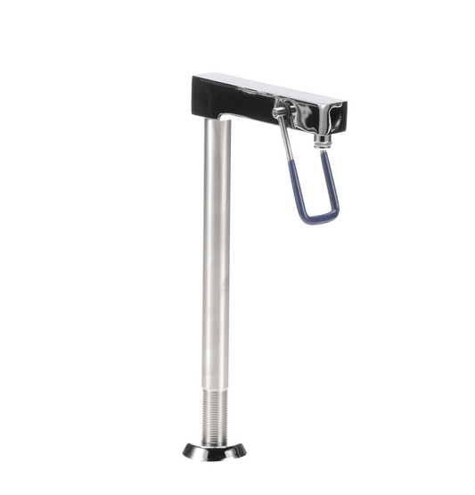 Encore® Glass Filler, Deck Mount with 8" Riser, 1/2" NPSM and Polished Chrome Plated Brass Finish