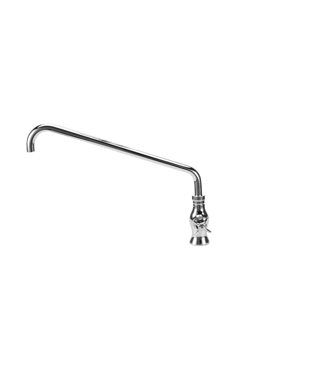 Encore® Quik-fil™ High Volume Single Deck Mount Faucet with 18" Double Jointed Swing Spout