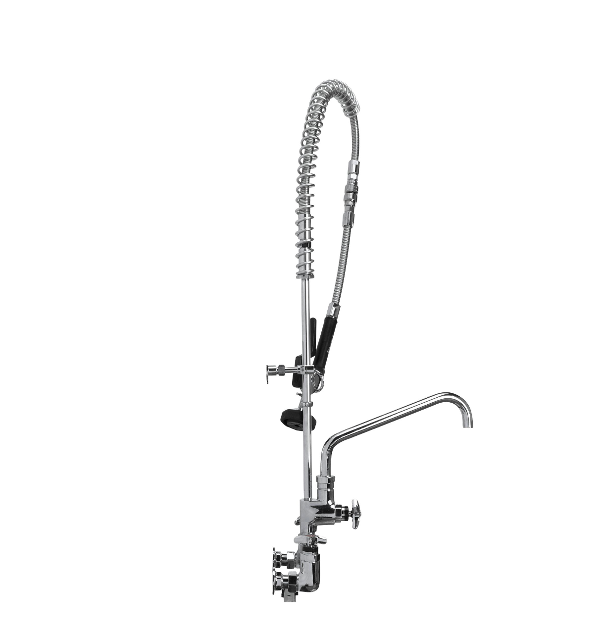 Encore® Quik-fil™ 8" OC Wall Mount 3/4" High Volume Pre-Rinse with 10" Add On Faucet