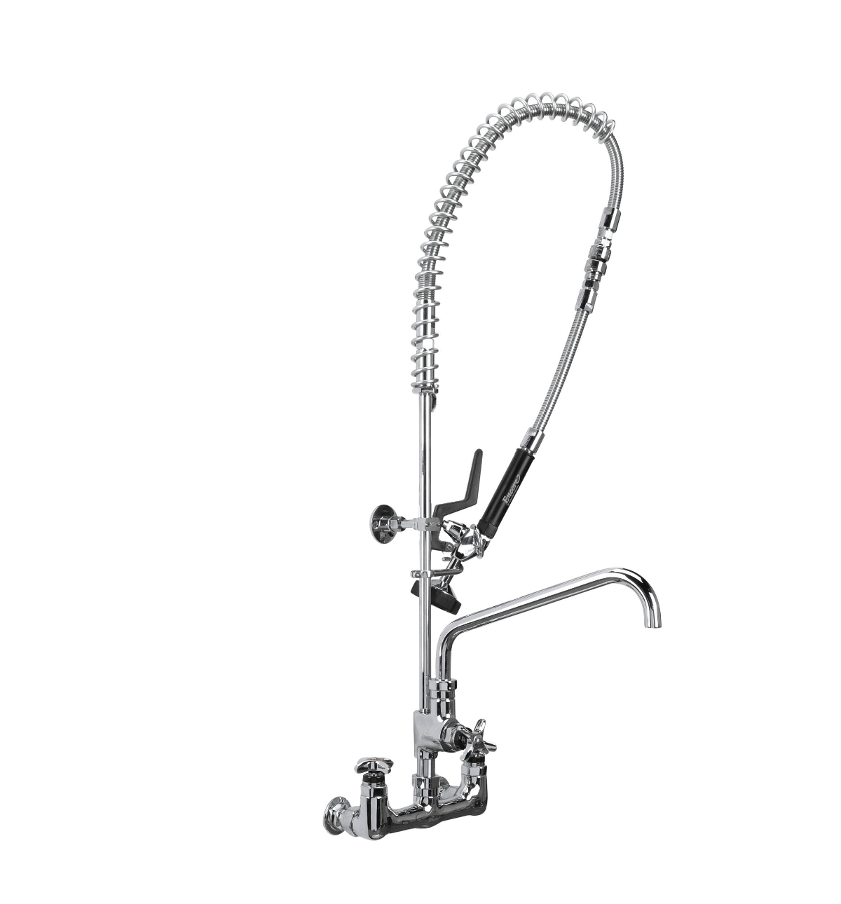 Encore® Quik-fil™ 8" OC Wall Mount 3/4" High Volume Pre-Rinse with 10" Add On Faucet