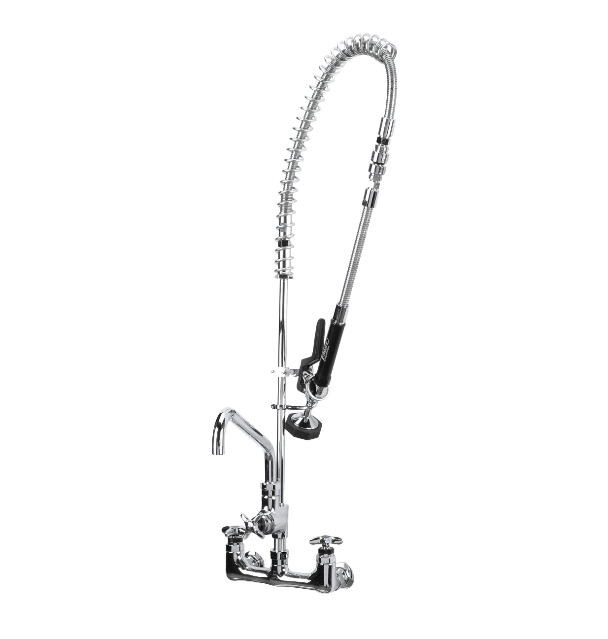 Encore® Quik-fil™ 8" OC Wall Mount 3/4" High Volume Pre-rinse with 12" Add on Faucet