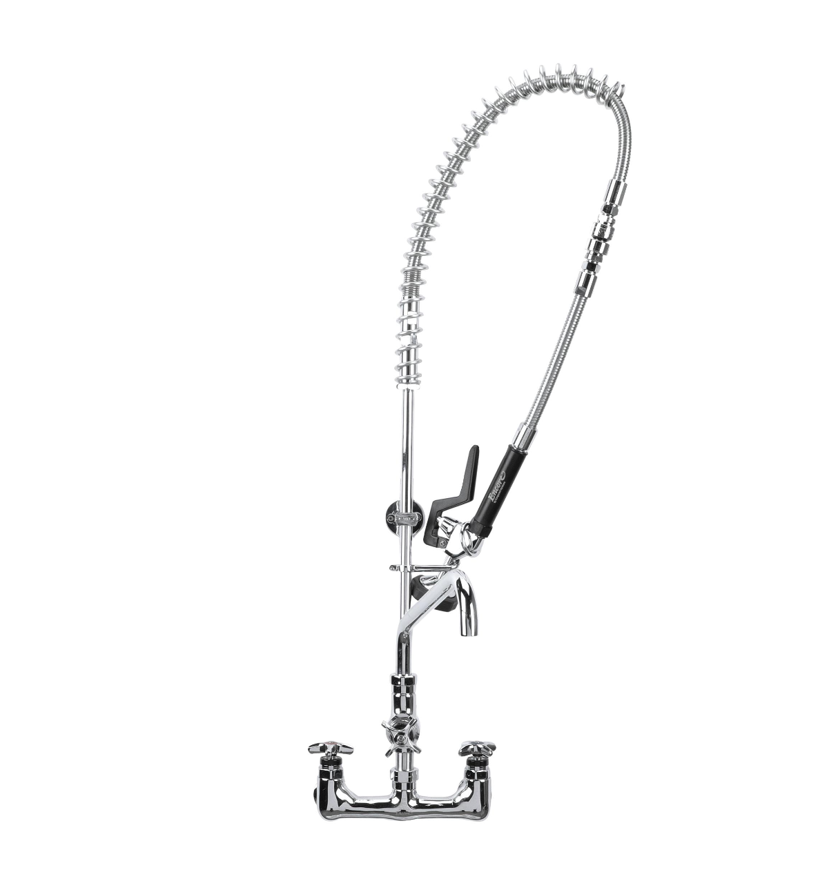 Encore® Quik-fil™ 8" OC Wall Mount 3/4" High Volume Pre-rinse with 18" Add on Faucet