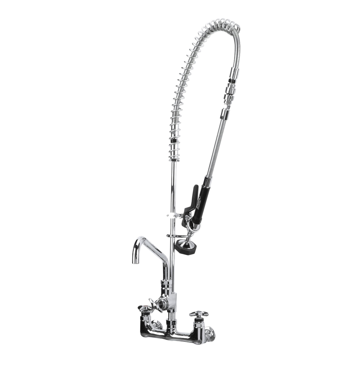 Encore® Quik-fil™ 8" OC Wall Mount 3/4" High Volume Pre-rinse with 18" Add on Faucet