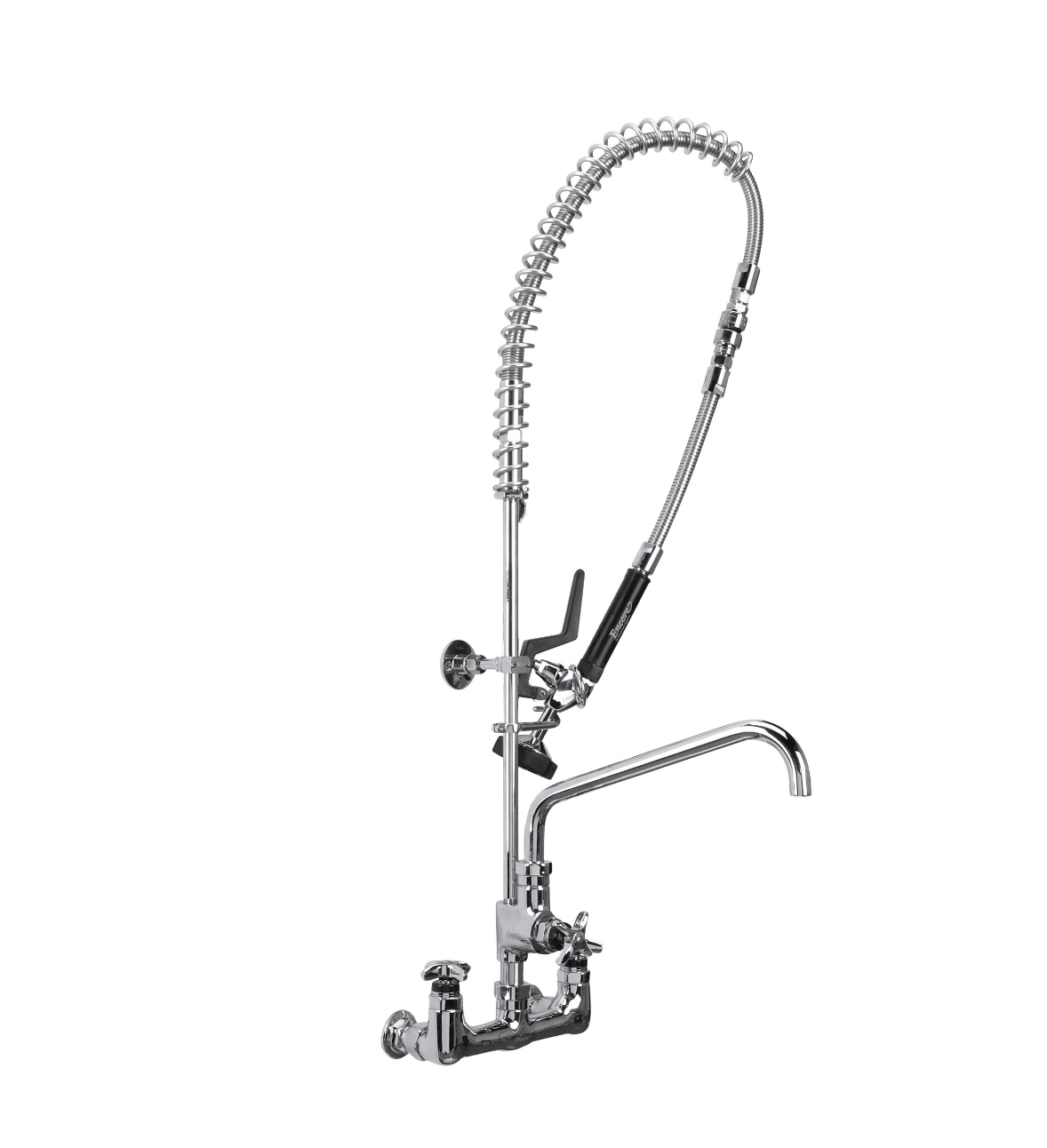 Encore® Quik-fil™ 8" OC Wall Mount 3/4" High Volume Pre-rinse with 18" Add on Faucet