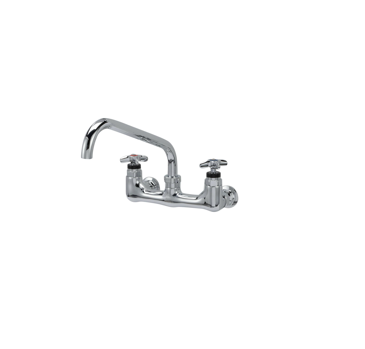 Encore® Quik-fil™ 8" OC Wall Mount 3/4" High Volume Faucet with Mounting Kit and 12" Spout