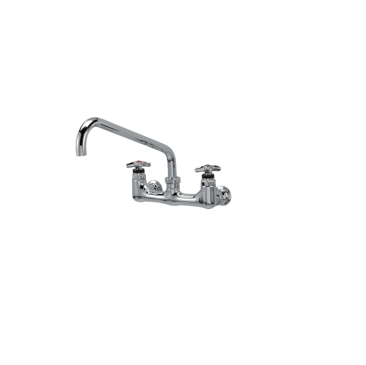 Encore® Quik-fil™ 8" OC Wall Mount 3/4" High Volume Faucet Lever Handles with 12" Spout