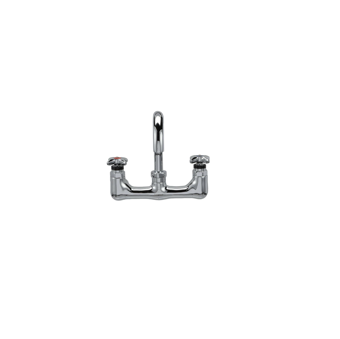 Encore® Quik-fil™ 8" OC Wall Mount 3/4" High Volume Faucet Lever Handles with 12" Spout