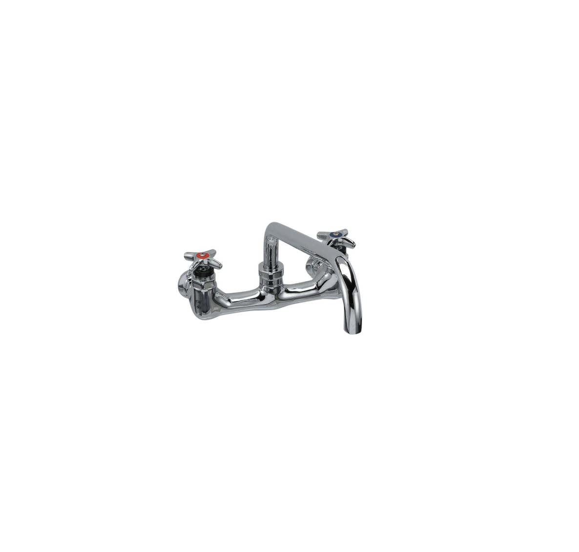 Encore® Quik-fil™ 8" OC Wall Mount 3/4" High Volume Faucet with 14" Spout