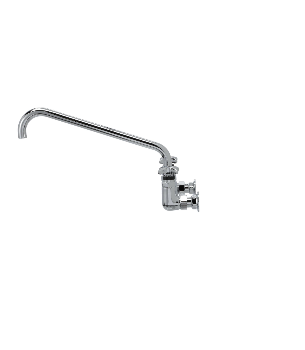 Encore® Quik-fil™ 8" OC Wall Mount 3/4" High Volume Faucet with 18" Spout