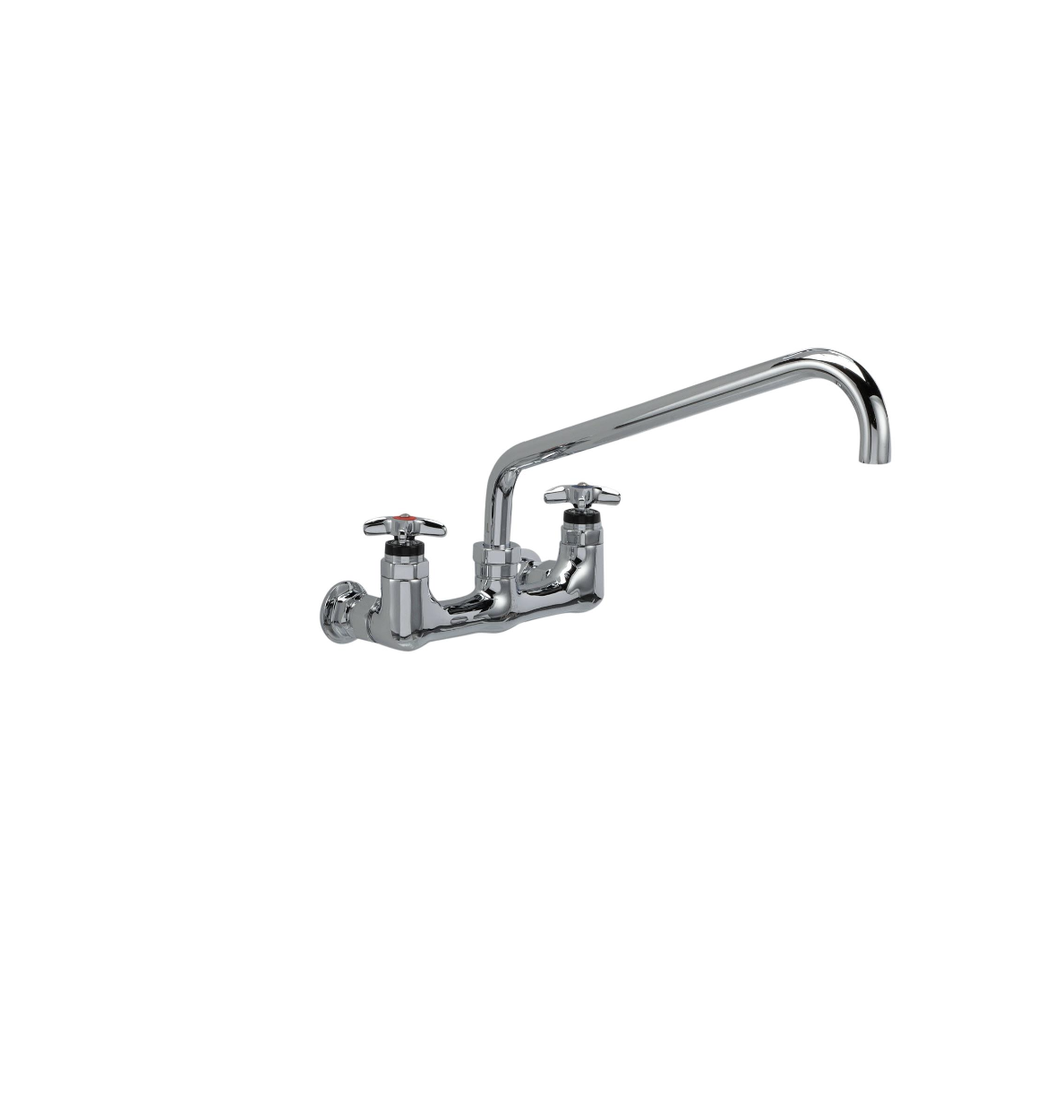 Encore® Quik-fil™ 8" OC Wall Mount 3/4" High Volume Faucet with 18" Spout