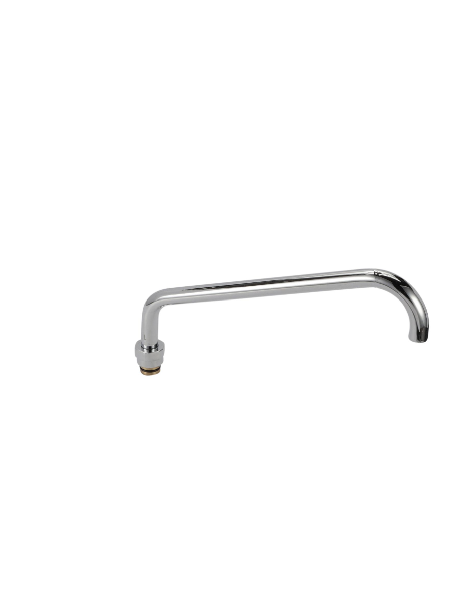 14" Brass Polished Chrome Spout for Encore Quik-fil™ 3/4" NPT Faucet