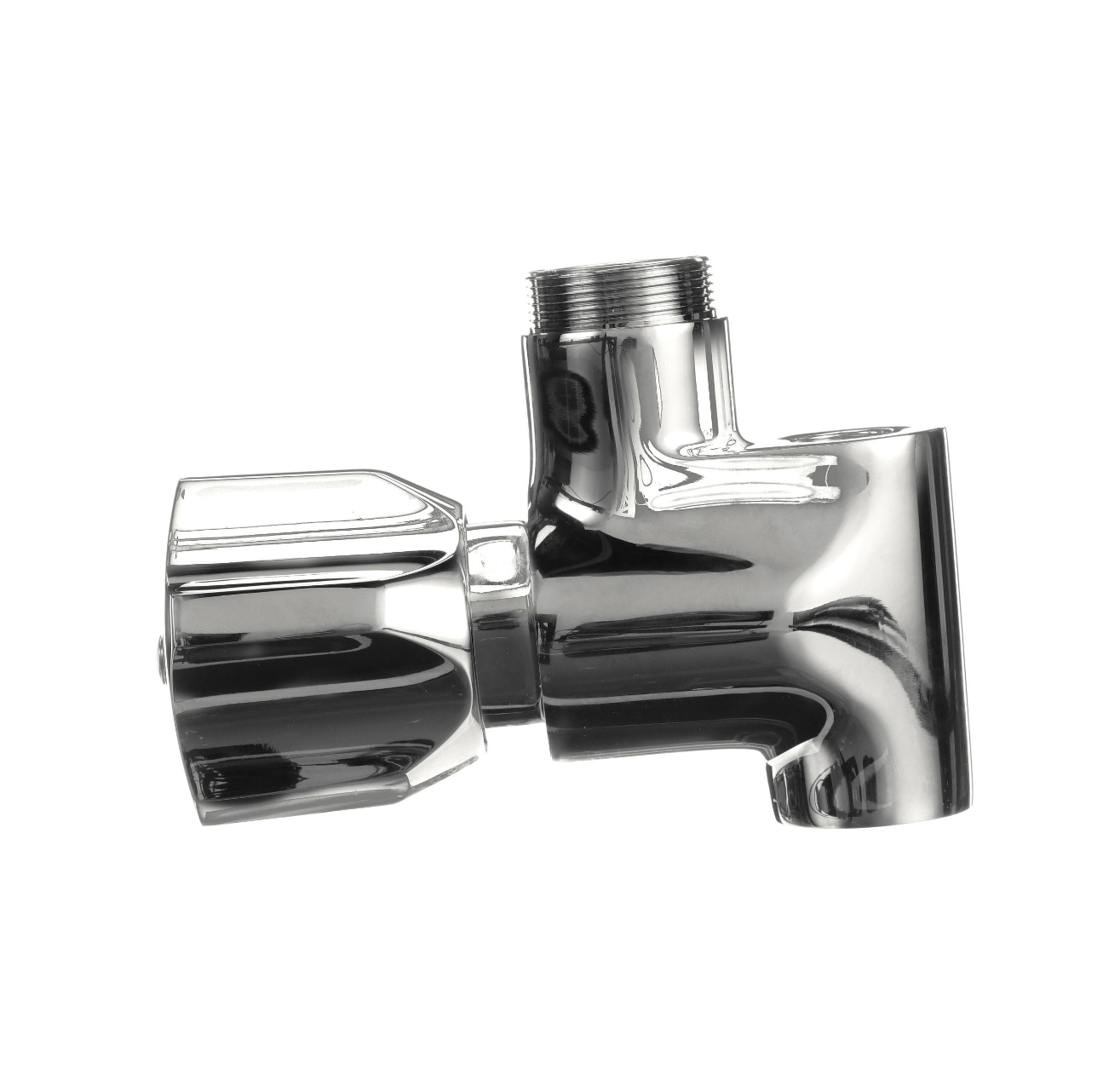 Encore Quik-fil™ 3/4" NPT Add-on Faucet Body Only Polished Chrome, Compression Valve, Cross Handle