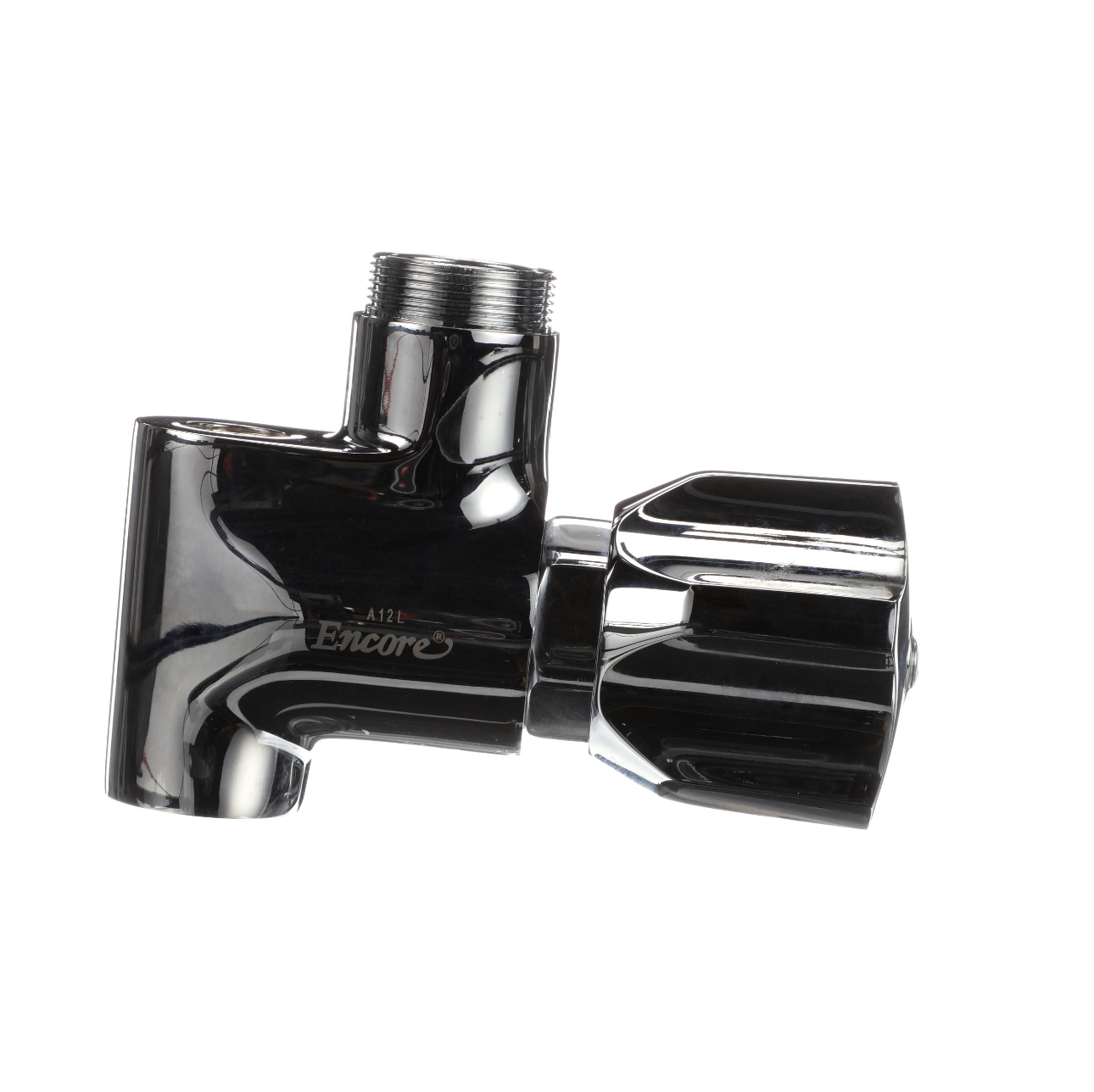 Encore Quik-fil™ 3/4" NPT Add-on Faucet Body Only Polished Chrome, Compression Valve, Cross Handle