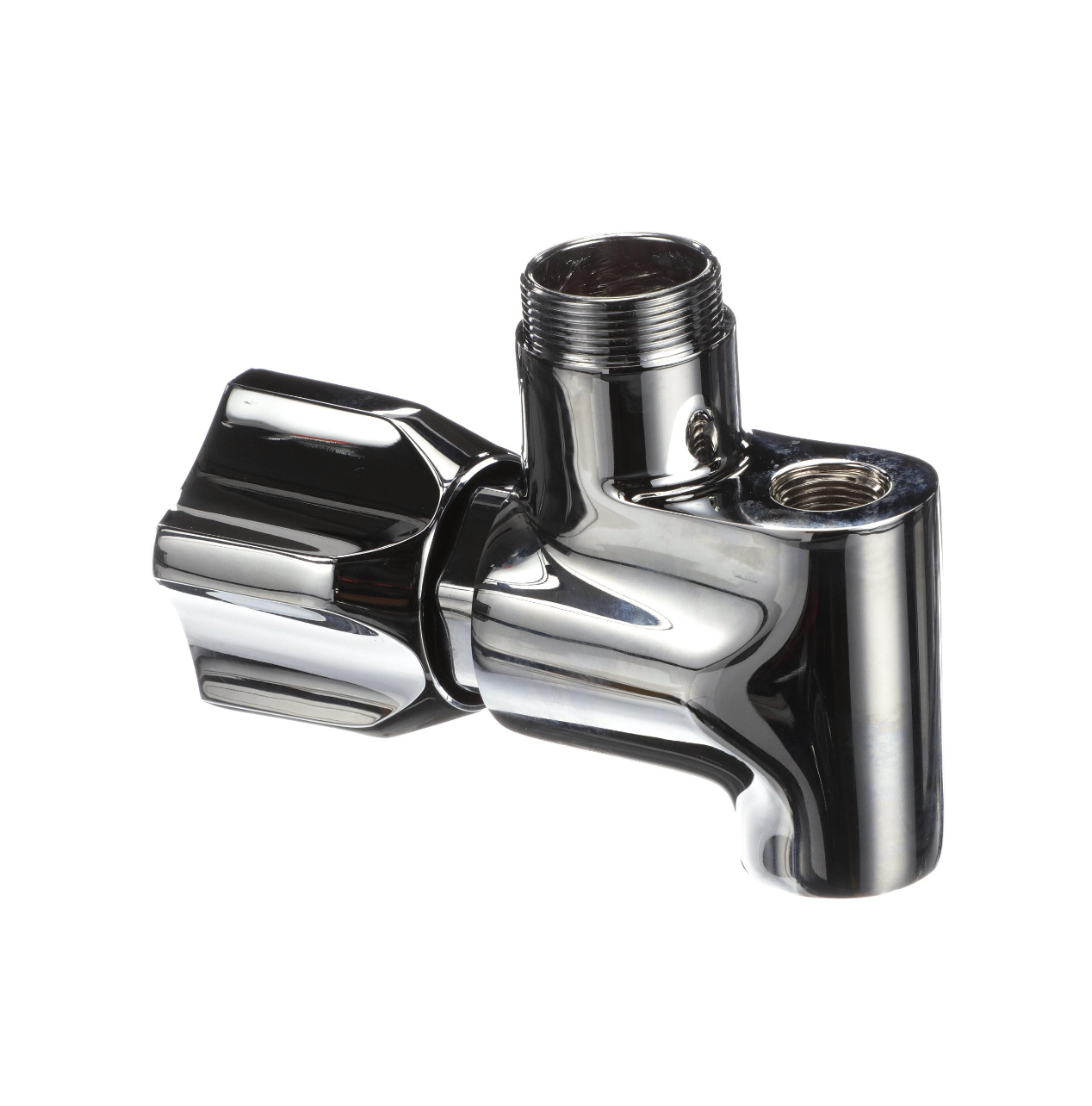 Encore Quik-fil™ 3/4" NPT Add-on Faucet Body Only Polished Chrome, Compression Valve, Cross Handle