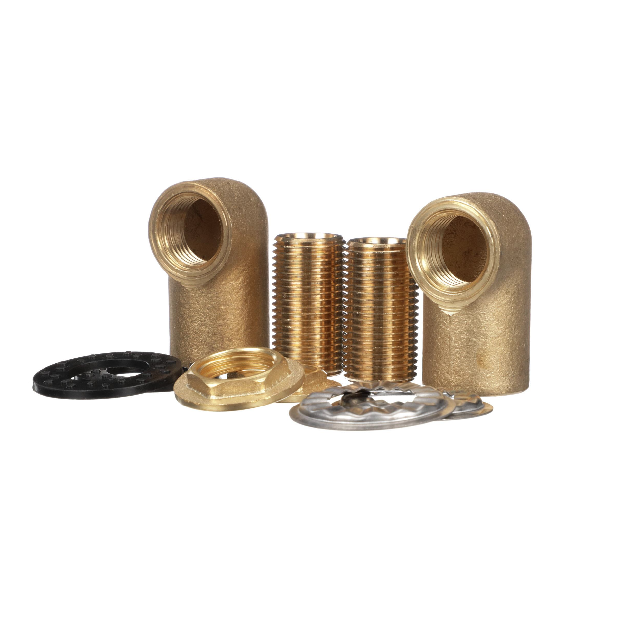 Wall Mount Faucet Mounting Kit for all 1/2" Wall or Splash Mount Faucets with Close Elbow