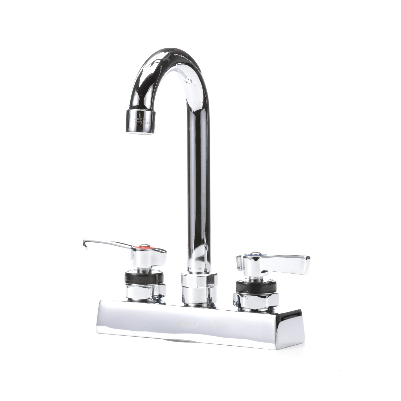 Encore 4" OC Deck Mount Faucet with 3-1/2" Rigid Gooseneck Spout