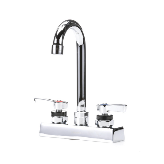 Encore 4" OC Deck Mount Faucet with 3-1/2" Rigid Gooseneck Spout