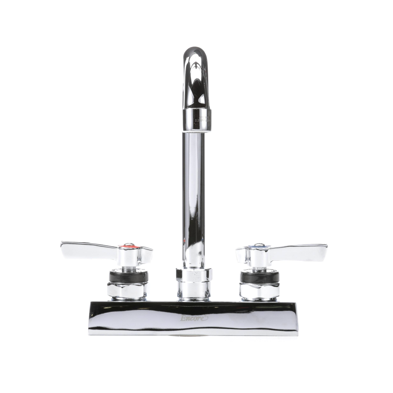Encore 4" OC Deck Mount Faucet with 3-1/2" Rigid Gooseneck Spout