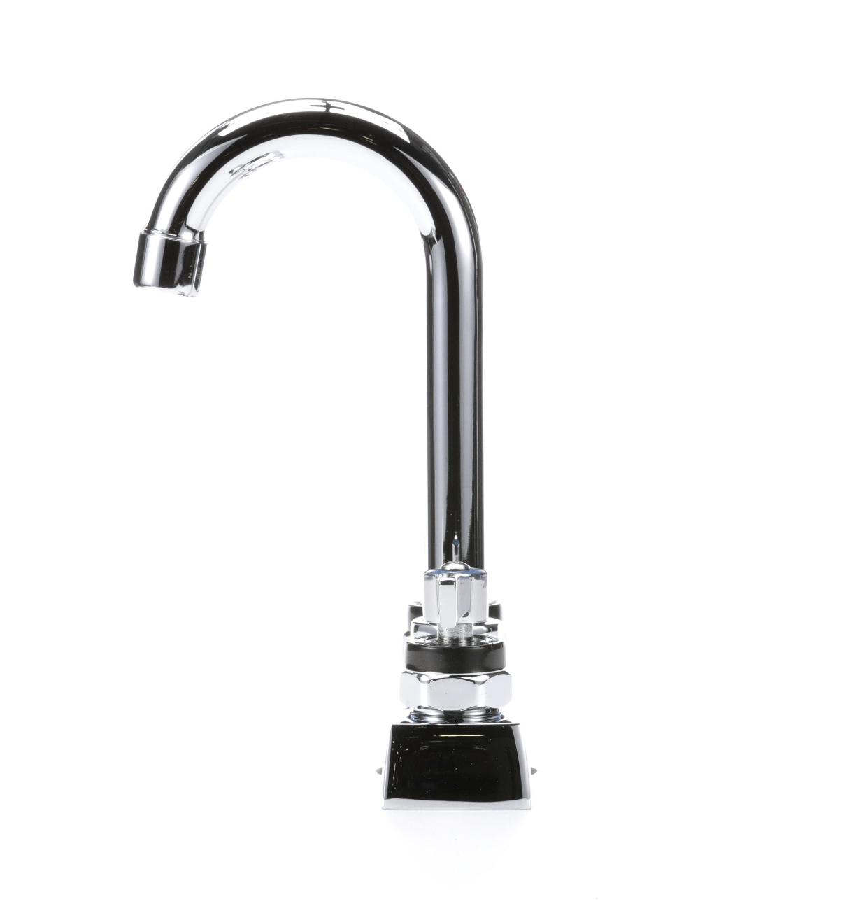 Encore 4" OC Deck Mount Faucet with 3-1/2" Swivel Gooseneck Spout and Lever Handles