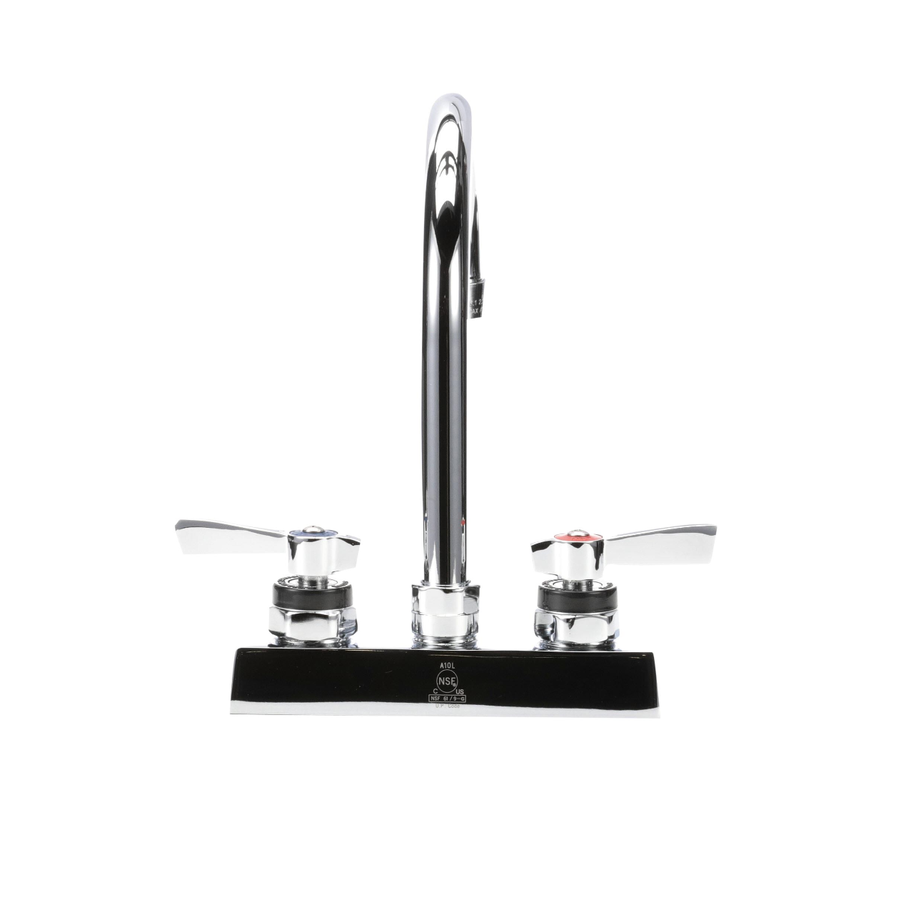 Encore 4" OC Deck Mount Faucet with 6-1/2" Rigid Gooseneck Spout
