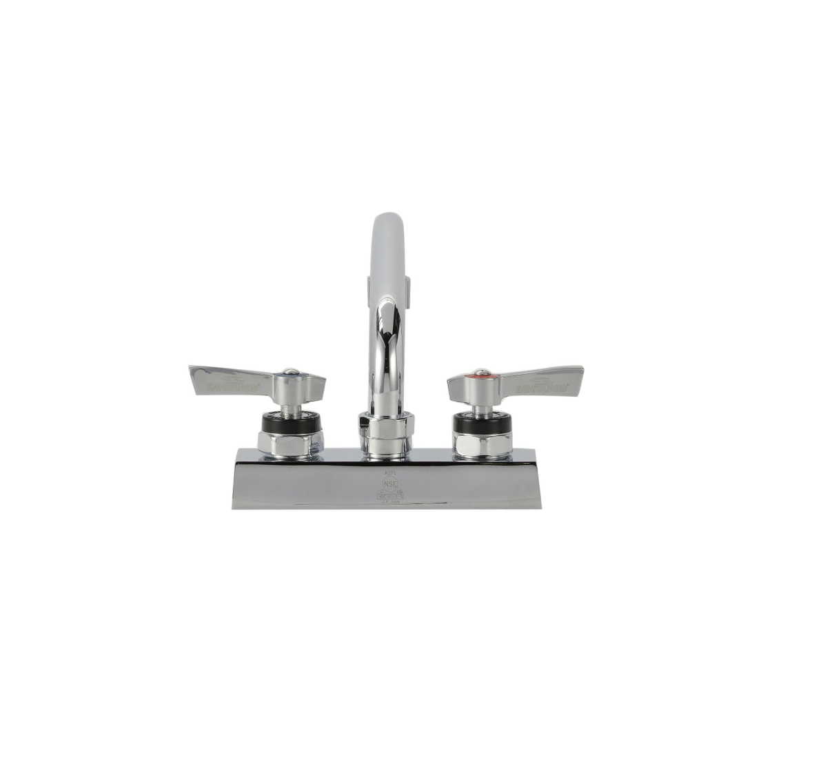 Encore 4" OC Deck Mount Faucet with 8" Swivel Spout and Lever Handles