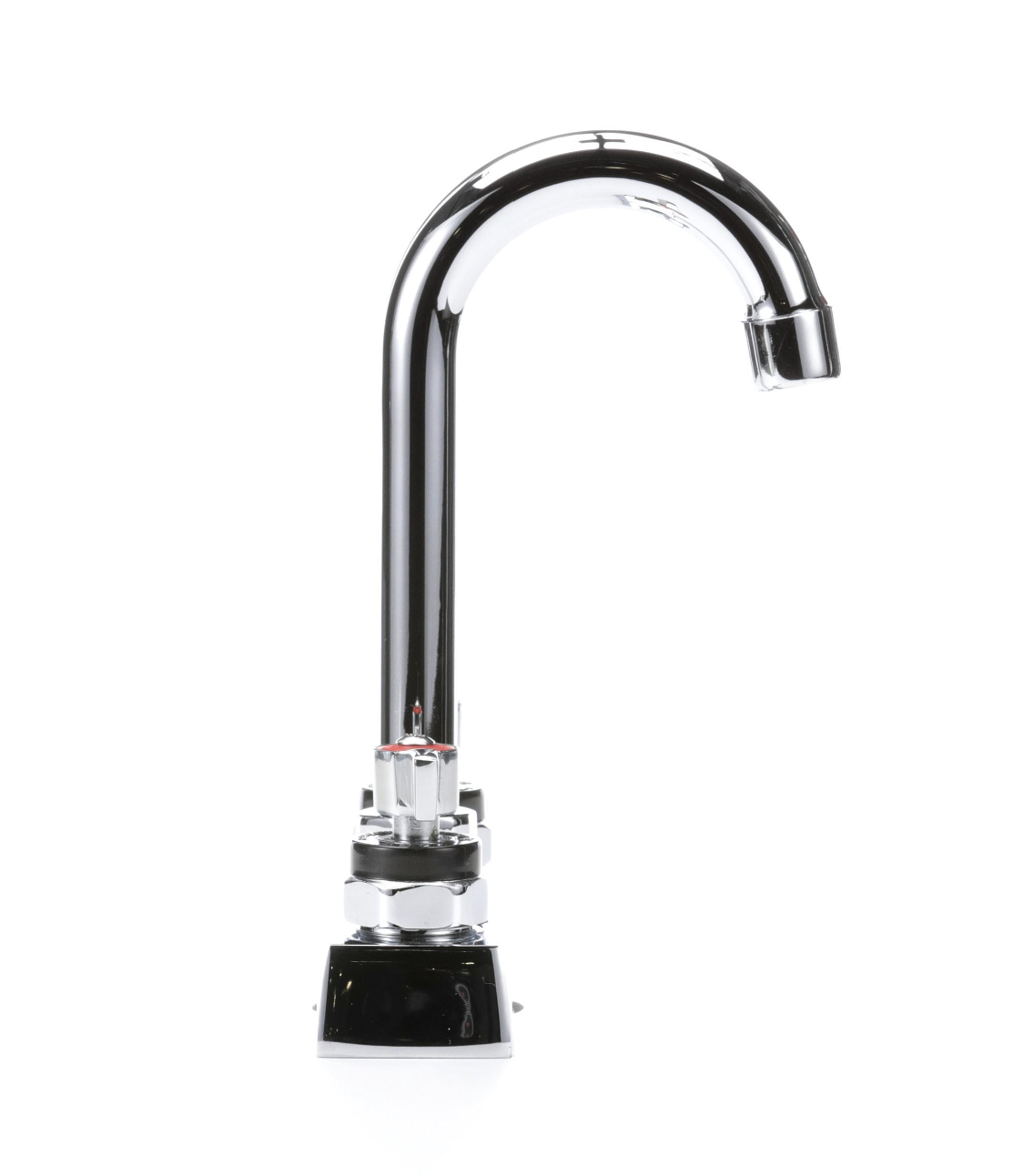 Encore 4" OC Deck Mount Faucet Ceramic Valves with 3-1/2" Swivel Gooseneck Spout