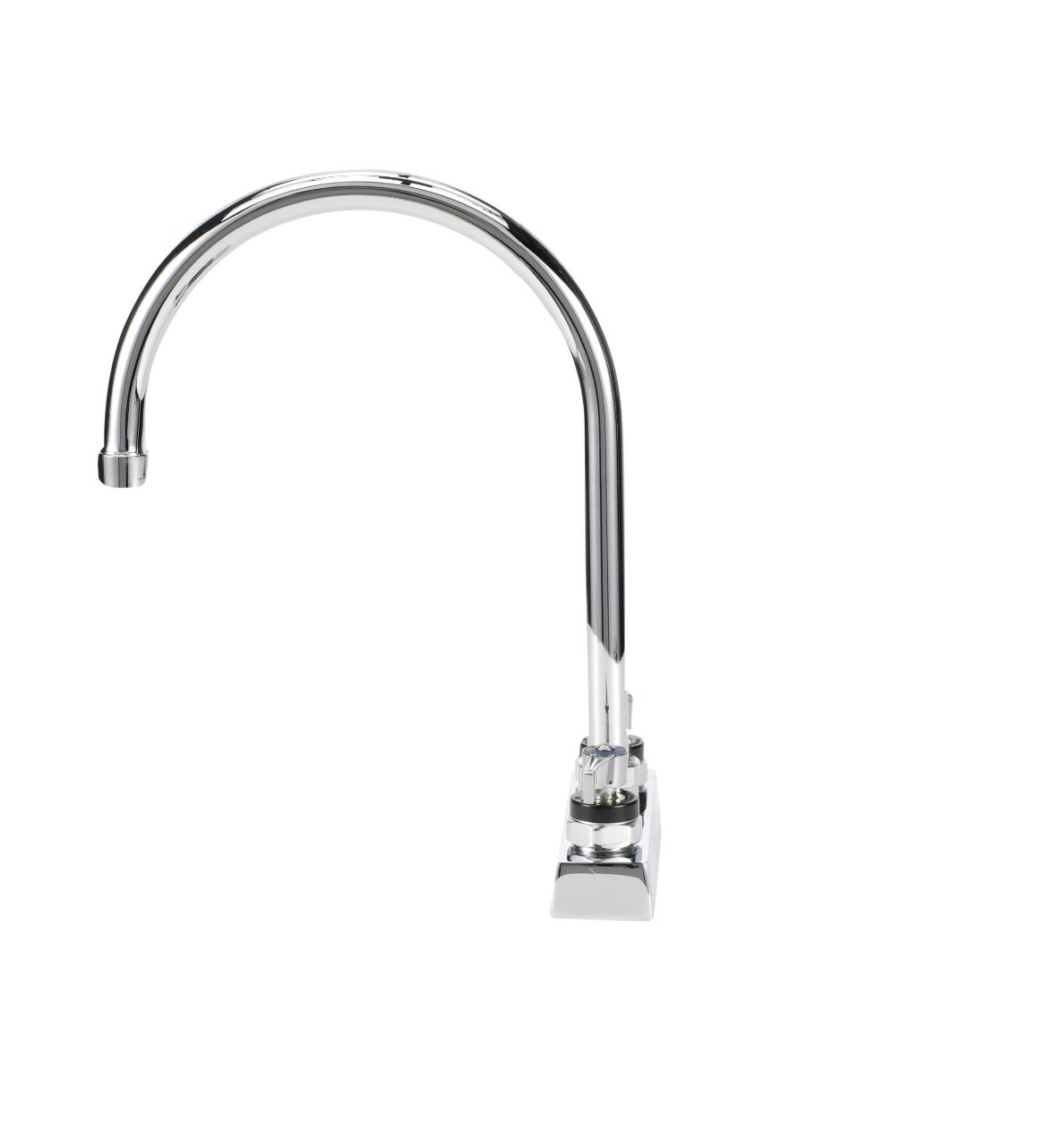 Encore 4" OC Deck Mount Faucet Ceramic Valves with 8-1/2" Rigid Gooseneck Spout