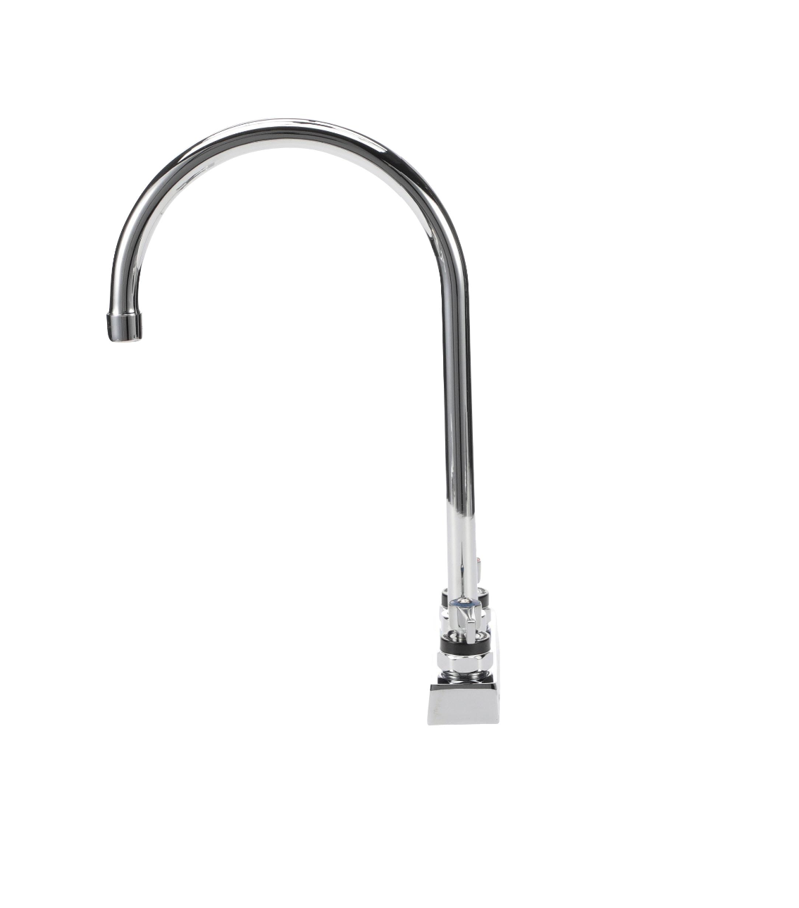 Encore 4" OC Deck Mount Faucet Ceramic Valves with 8-1/2" Swivel Gooseneck Spout