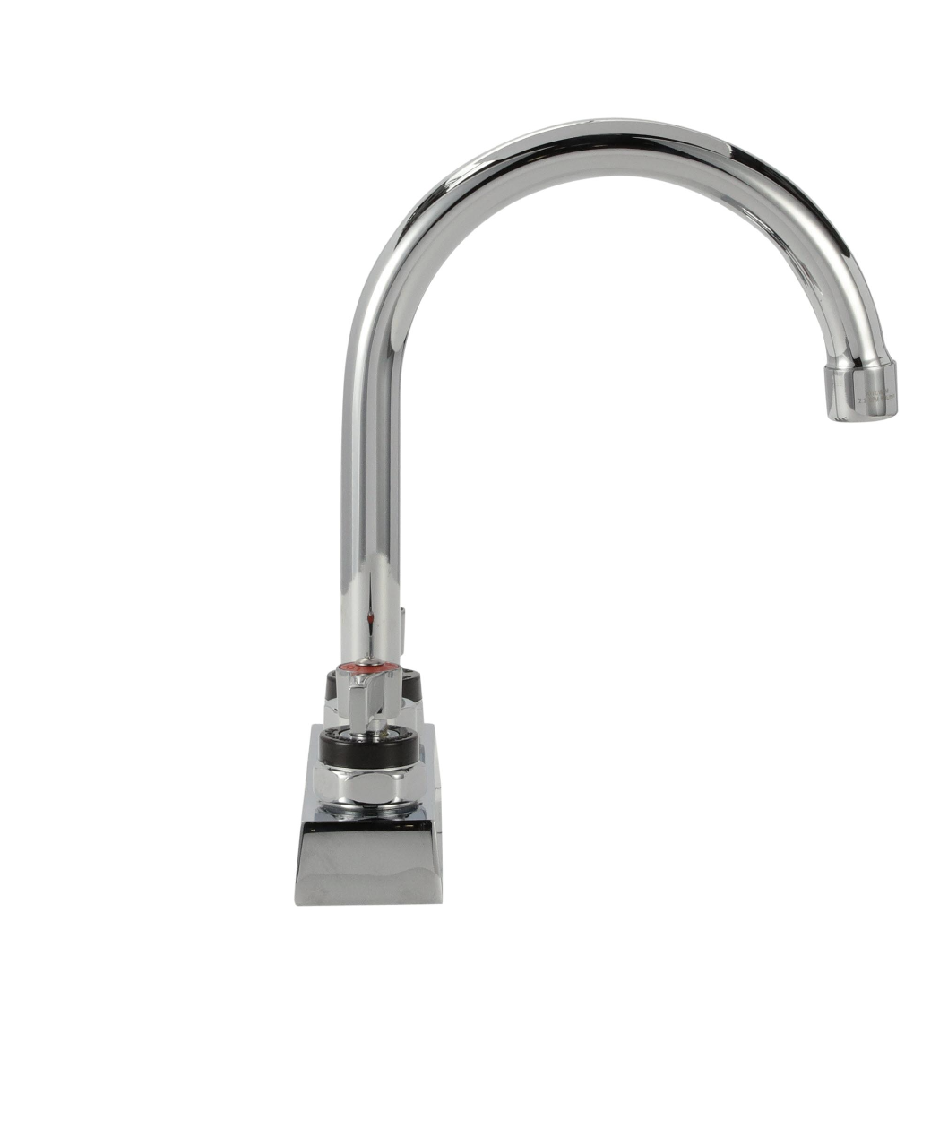 Encore 4" OC Deck Mount Faucet Ceramic Valves with 6" Swivel Gooseneck Spout