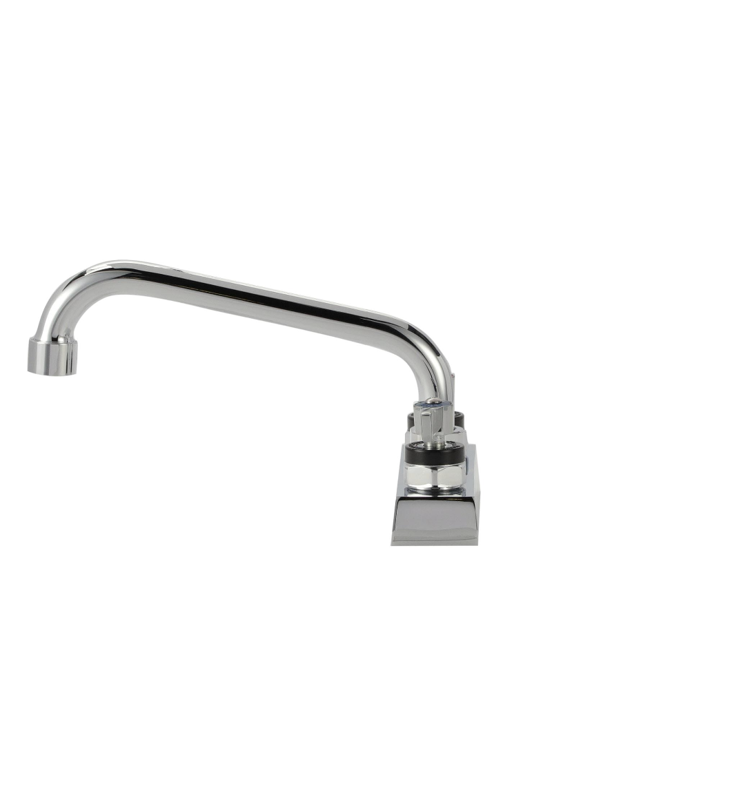 Encore 4" OC Deck Mount Faucet Ceramic Valves with 8" Swivel Spout