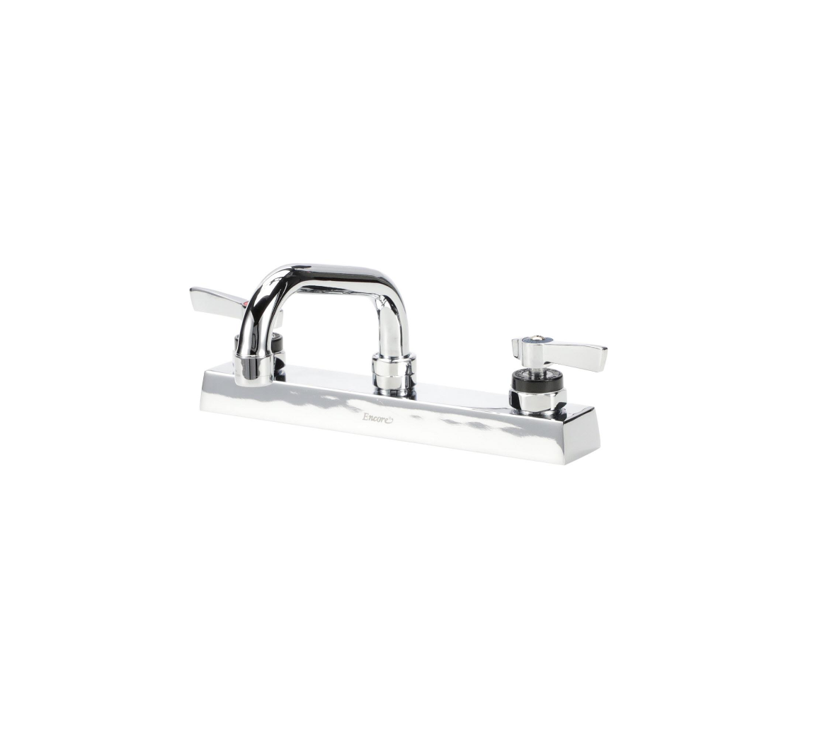Encore 8" OC Deck Mount Faucet with 8" Swivel Spout