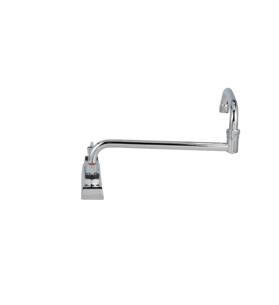 Encore 8" OC Deck Mount Faucet with 18" Swivel Spout