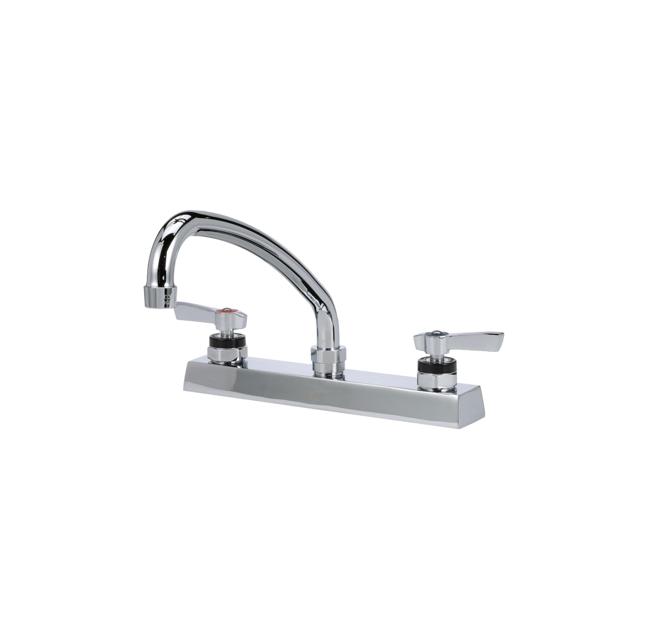 Encore 8" OC Deck Mount Faucet Ceramic Valves with 9" Swivel Spout