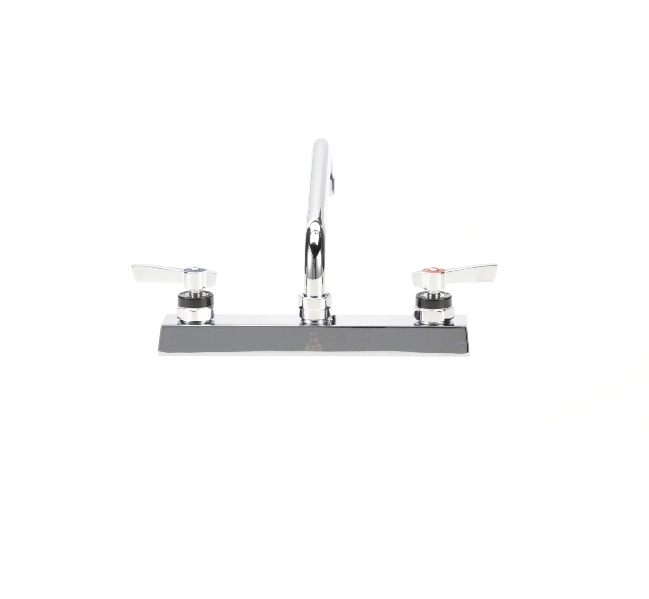 Encore 8" OC Deck Mount Faucet Ceramic Valves with 14" Swivel Spout