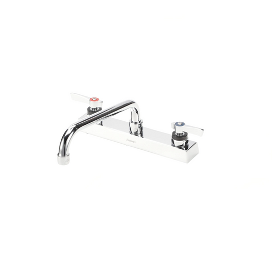 Encore 8" OC Deck Mount Faucet Ceramic Valves with 14" Swivel Spout